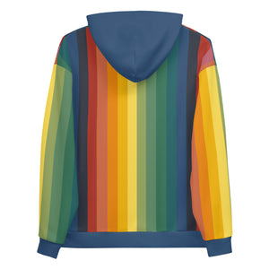 Men's Rainbow Jerry Hoodie - Rainbow/Blue