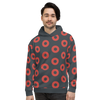 Men's Donut Hoodie Red/Blue