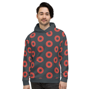 Men's Donut Hoodie Red/Blue