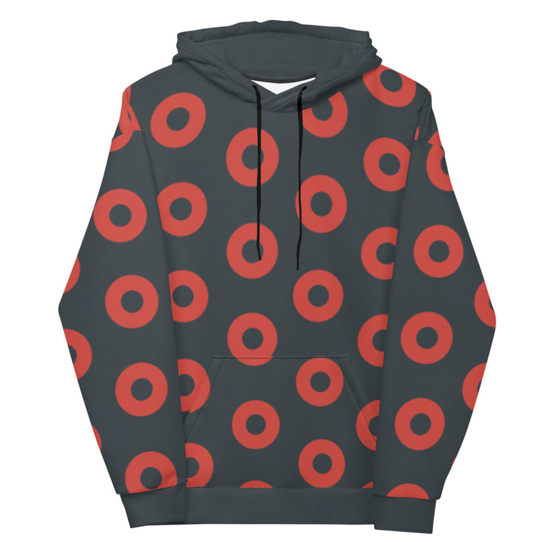 Men's Donut Hoodie Red/Blue