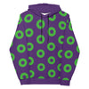 Men's Donut Hoodie Purple/Green