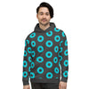Men's Donut Hoodie Blue/Grey