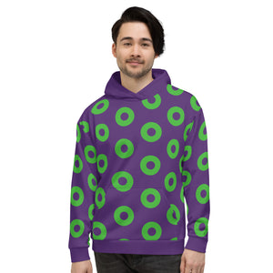 Men's Donut Hoodie Purple/Green