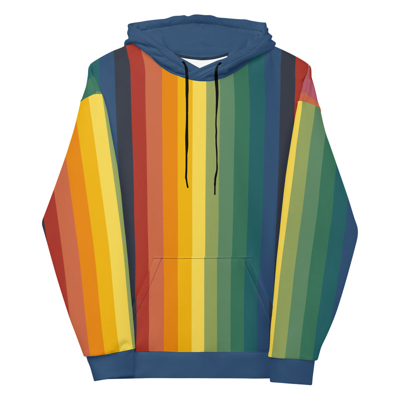 Men's Rainbow Jerry Hoodie - Rainbow/Blue