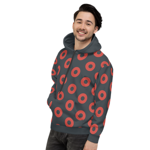 Men's Donut Hoodie Red/Blue