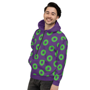 Men's Donut Hoodie Purple/Green