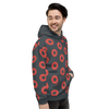 Men's Donut Hoodie Red/Blue