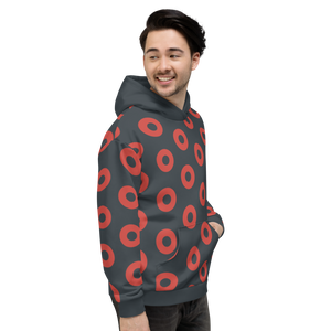 Men's Donut Hoodie Red/Blue