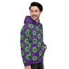 Men's Donut Hoodie Purple/Green