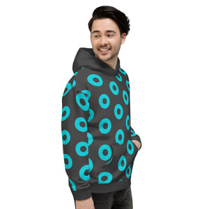 Men's Donut Hoodie Blue/Grey