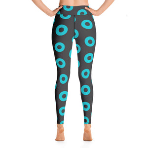 Donut Leggings - High Waist Blue/Grey