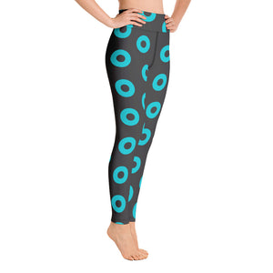 Donut Leggings - High Waist Blue/Grey