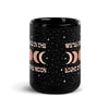 'We'll Dance in the Light of the Moon' Black Glossy Mug