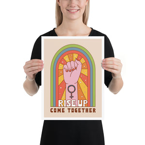 Lyrics Poster - Rise/ Come Together