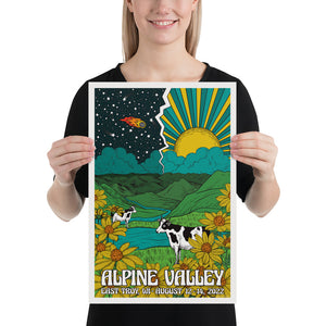 Phish Poster - Alpine Valley, WI 2022