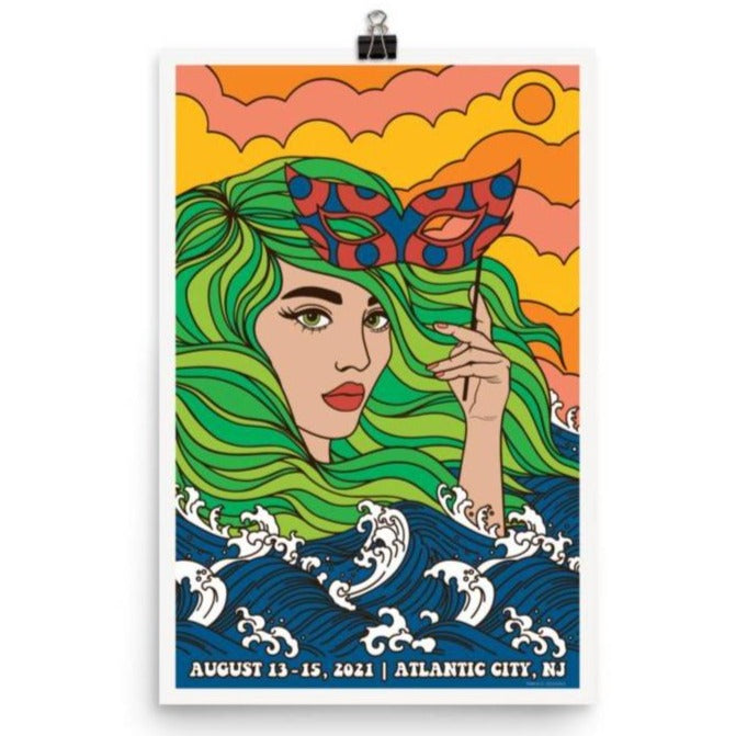 Phish Poster - Atlantic City, NJ 2021