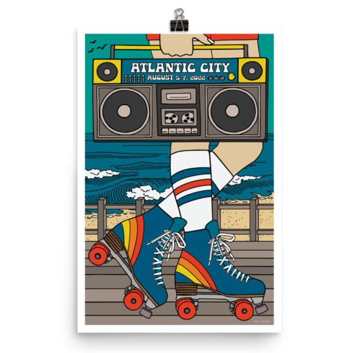 Phish Poster - Atlantic City 2022