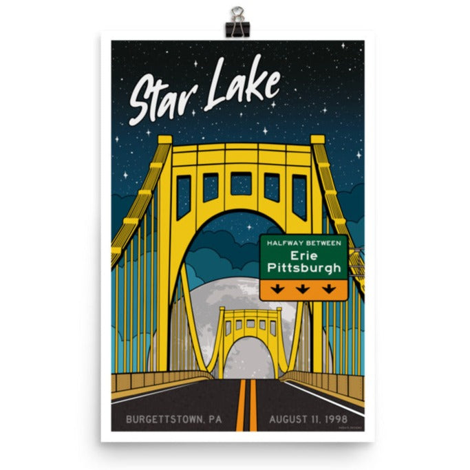 Phish Poster - Star Lake 1998