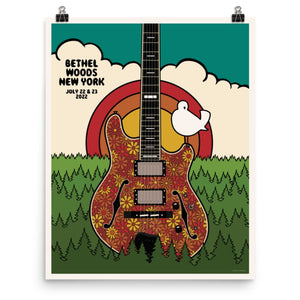 Phish Poster - Bethel Woods, NY 2022