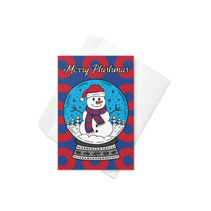 'Merry Phishmas' Snowman Holiday Card