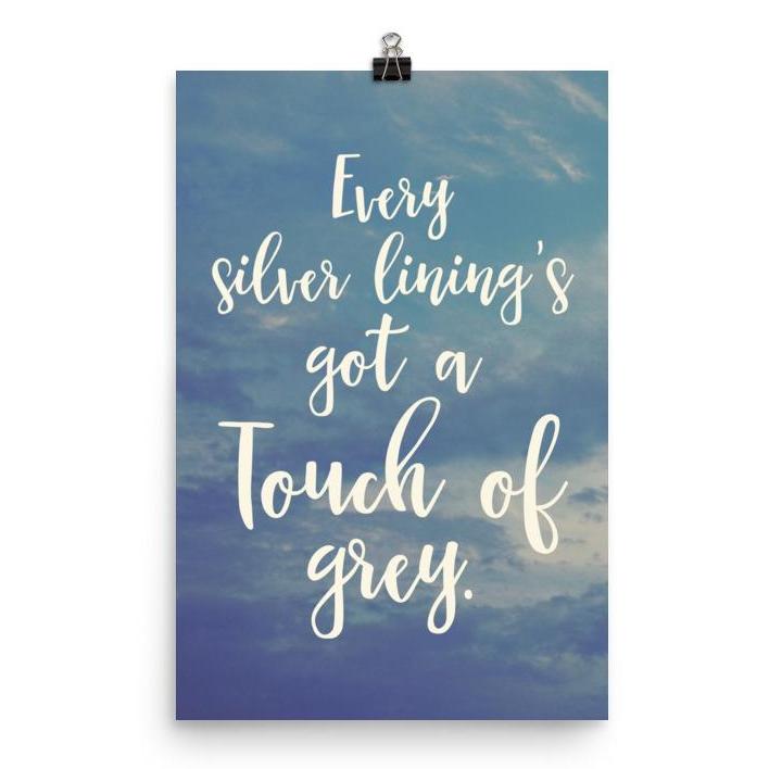 Lyrics Poster - Touch of Grey