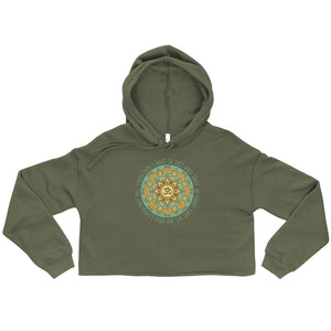 Everything's Right Crop Hoodie