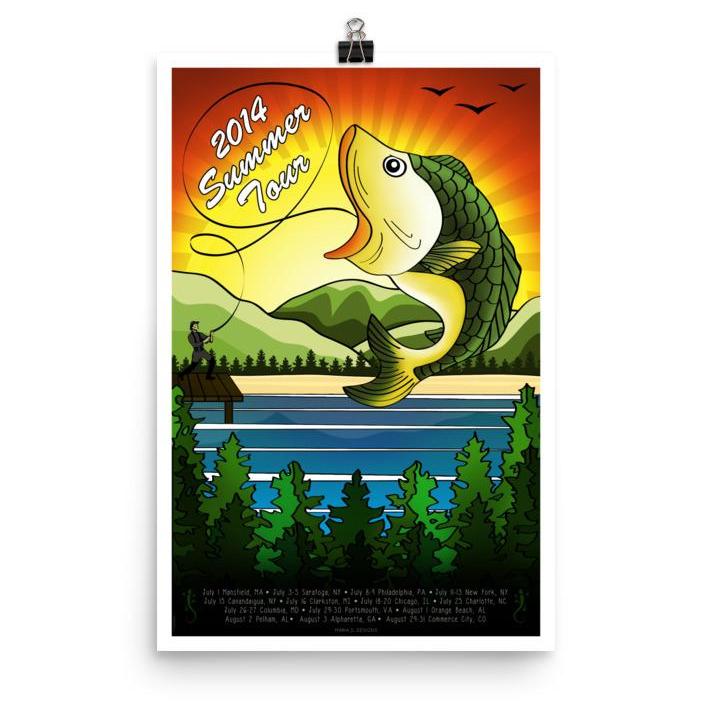 Phish Poster - Summer Tour 2014