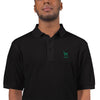 Men's 'Llama' Embroidered Polo Shirt (runs large)