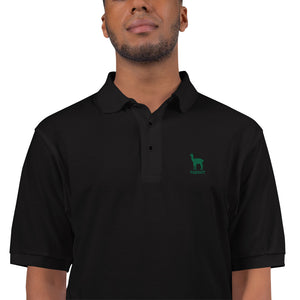 Men's 'Llama' Embroidered Polo Shirt (runs large)