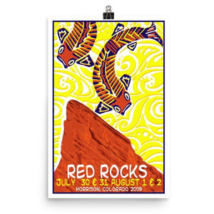 Phish Poster - Red Rocks, CO 2009