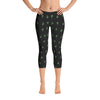 Phish Capri Leggings - Cactus Print