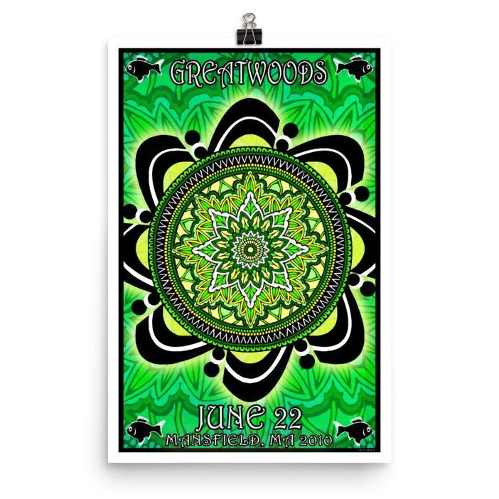 Phish Poster - Mansfield, MA 2010