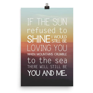 Lyrics Poster - Thank You