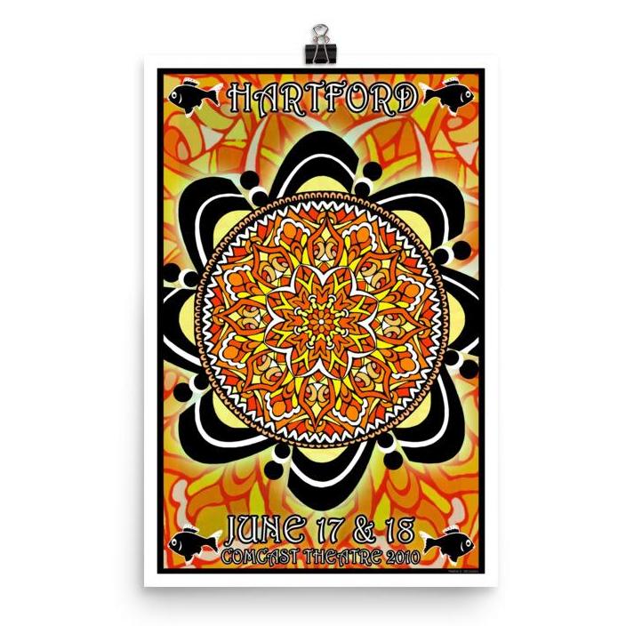 Phish Poster - Hartford, CT 2010