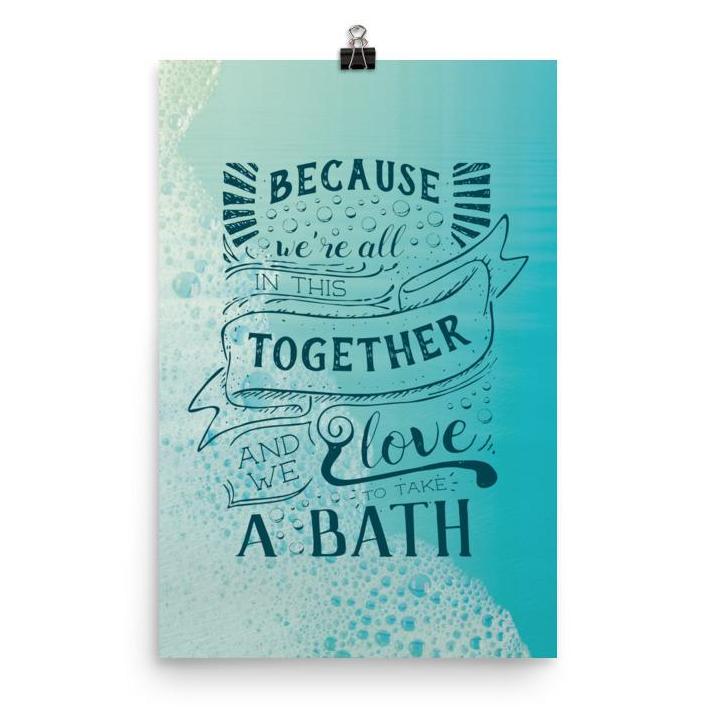 Lyrics Poster - Phish - Bathtub Gin