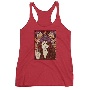 Women's Tank - Read The Book, Ruby Red