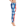 Lazy Lightning Leggings, Red White & Blue