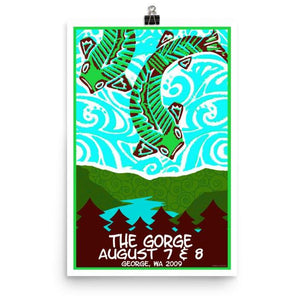 Phish Poster - The Gorge, WA 2009