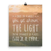 Lyrics Poster -  Scarlet Begonias