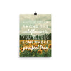 Lyrics Poster - Wildflowers