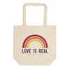 'Love is Real ~ Not Fade Away' Eco Tote Bag