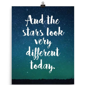 Lyrics Poster - Space Oddity