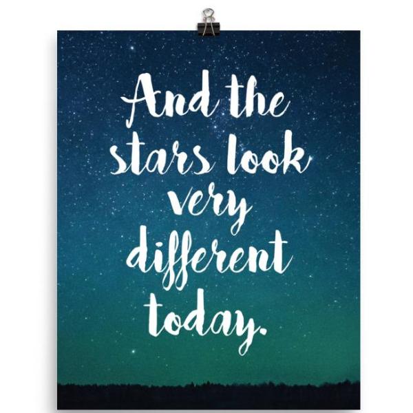 Lyrics Poster - Space Oddity