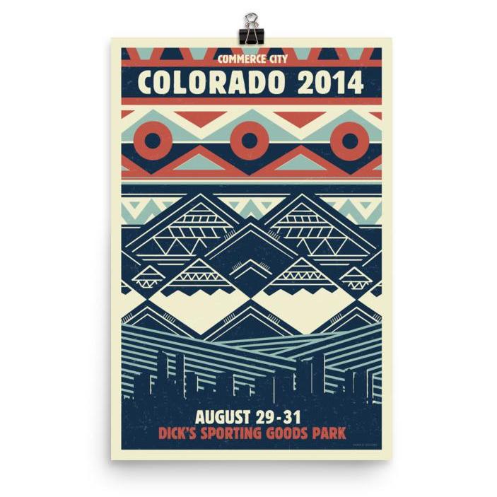 Phish Poster - Dick's - Commerce City, CO 2014