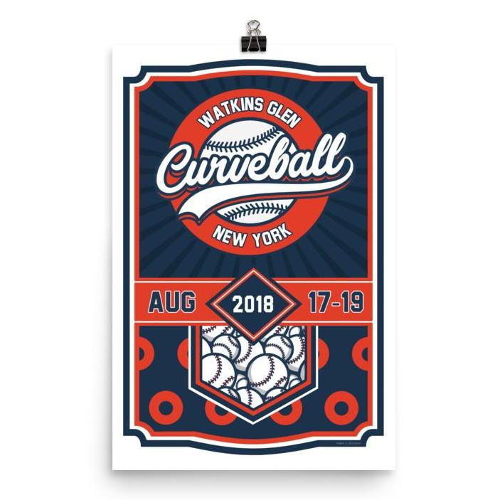 Phish Poster - Curveball Festival 2018