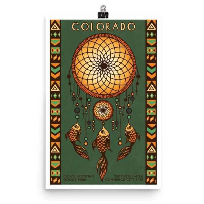 Phish Poster - Dick's - Commerce City, CO 2015