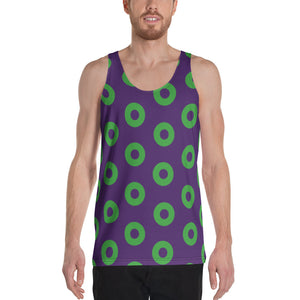 Men's Donut Tank - Purple & Green