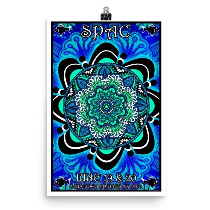 Phish Poster - SPAC Saratoga Springs, NY 2010