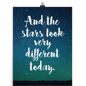 Lyrics Poster - Space Oddity