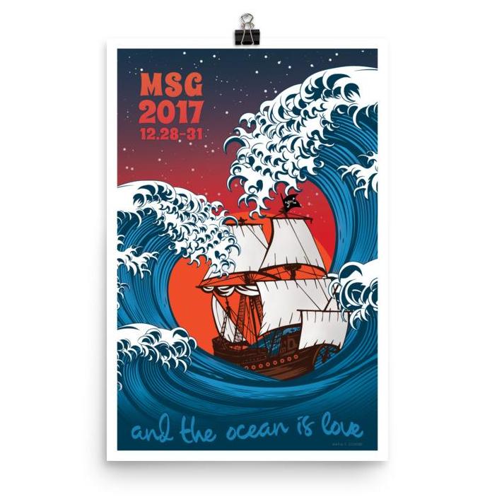 Phish Poster - Madison Square Garden, NYC 2017